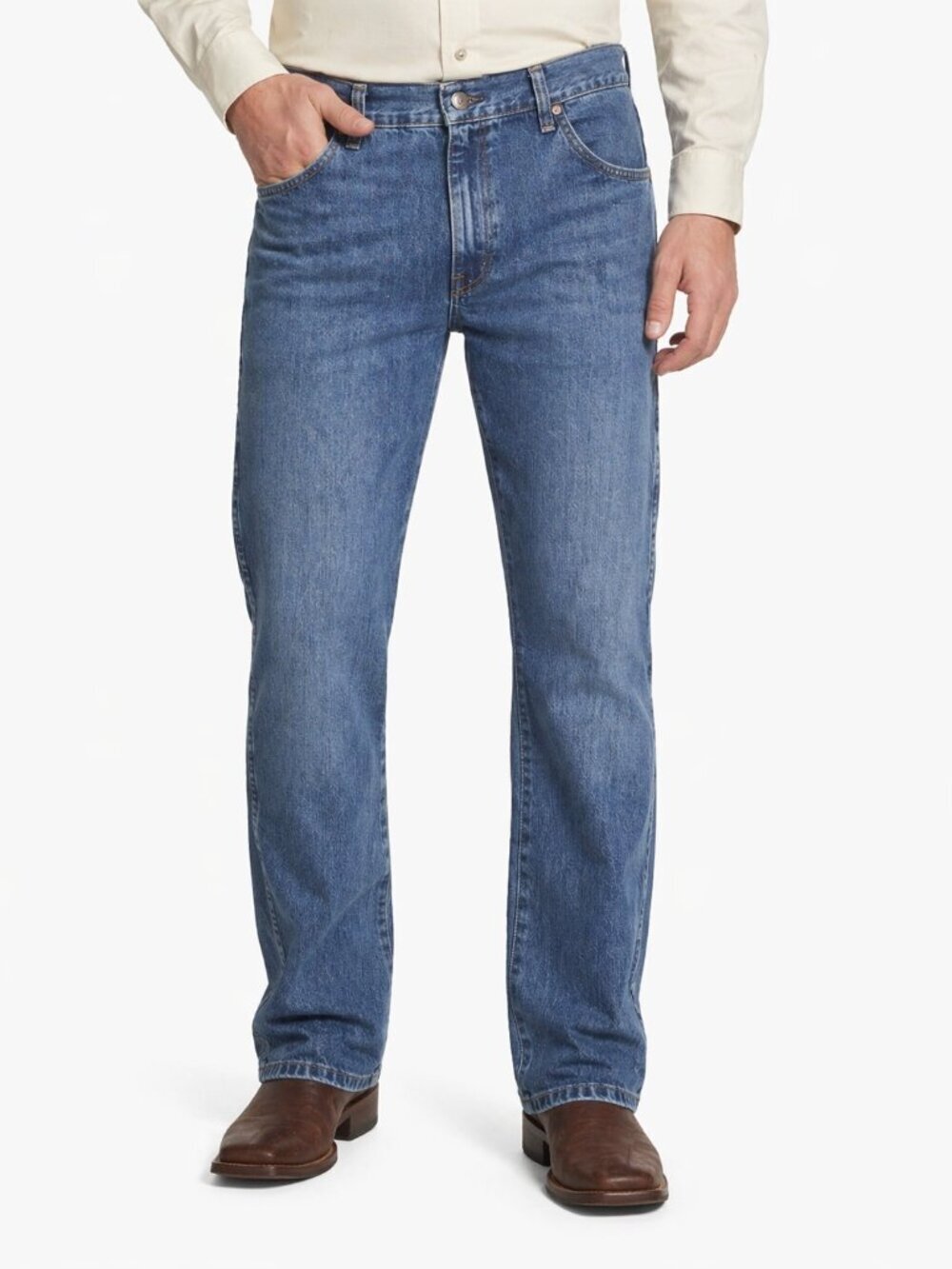Wrangler Retro Slim Boot Jeans Men’s 36x34 Medium Wash NWT